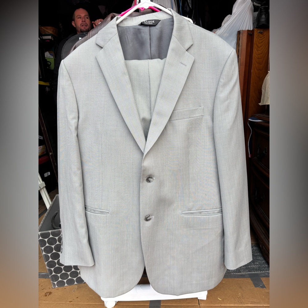 Jos. A. Bank Light Gray Suit